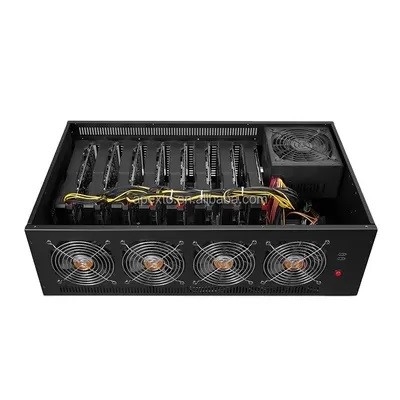 Mineração Rig Machine do poder de Apexto ATX, caixa do PC da mineração da liga de alumínio ETH